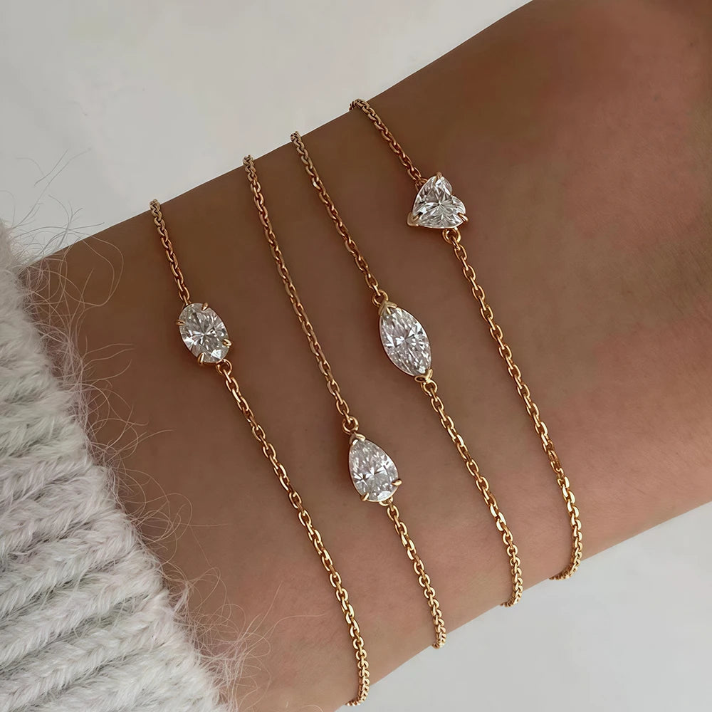 <tc>Solitaire-Moissanit-Armband</tc>