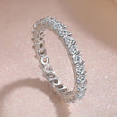 Eleganter S925-Silberring für Damen mit Zirkonia