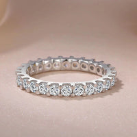 Eleganter S925-Silberring für Damen mit Zirkonia