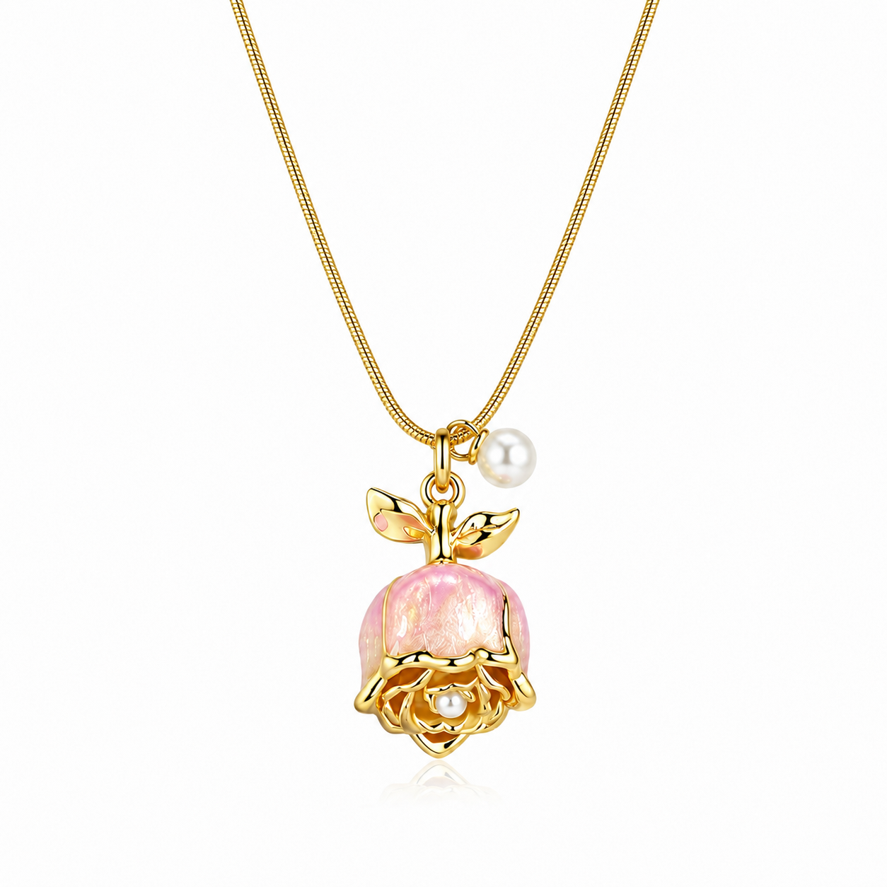 Bloom Necklace — A Flower Awakening to the Light