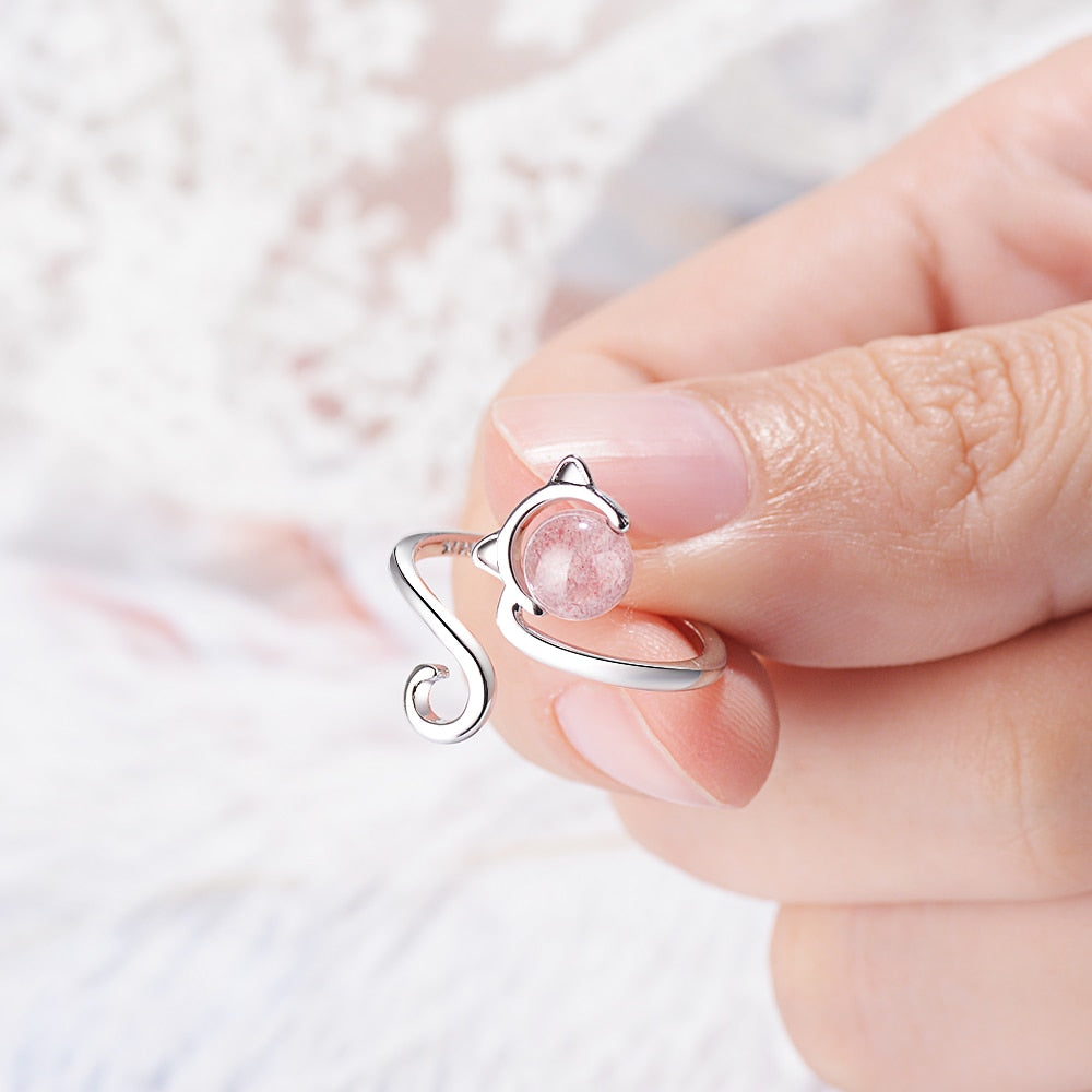 Kitty Rose Agate Ring