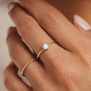 Monsio Gold Minimalist Ring