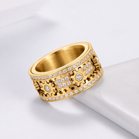 <tc>Rotierender Himmelszahnrad-Ring – S925</tc>