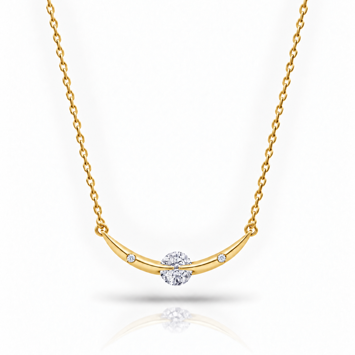 Rotating Shooting Star Necklace – A Sparkle in Motion