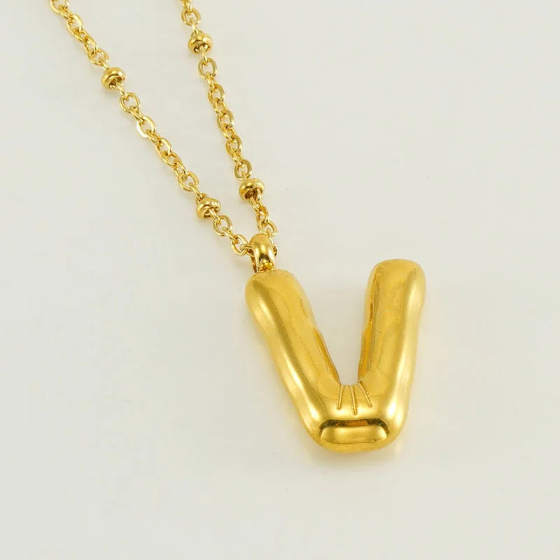 Floating Initial Necklace
