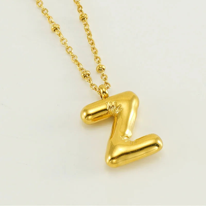 Floating Initial Necklace