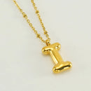 Floating Initial Necklace