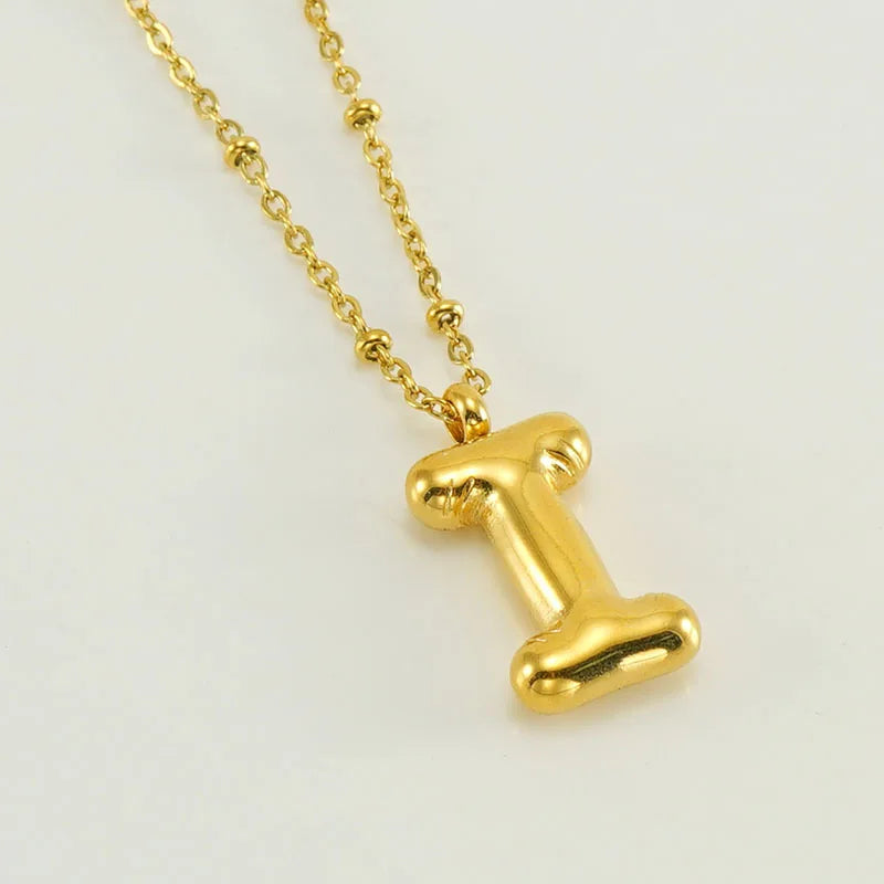 Floating Initial Necklace
