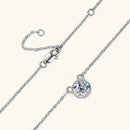 <tc>Halskette  S925-Silber eingelegtem Moissanit</tc>