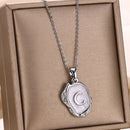 Deep Ocean Initial Necklace