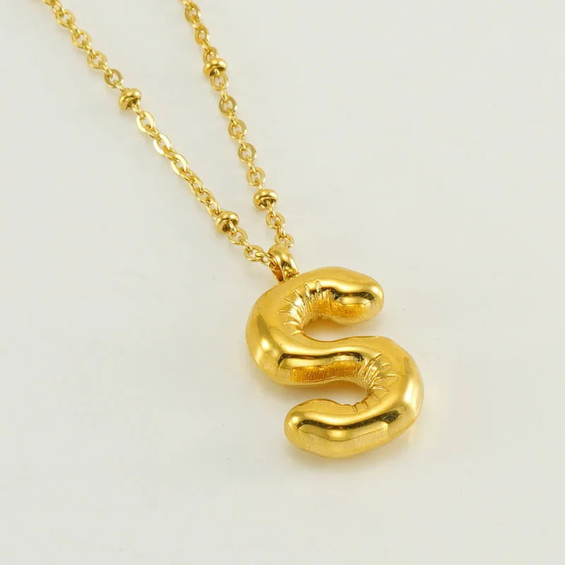 Floating Initial Necklace