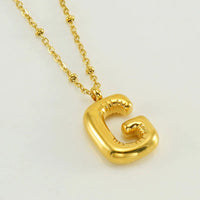 Floating Initial Necklace