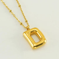Floating Initial Necklace