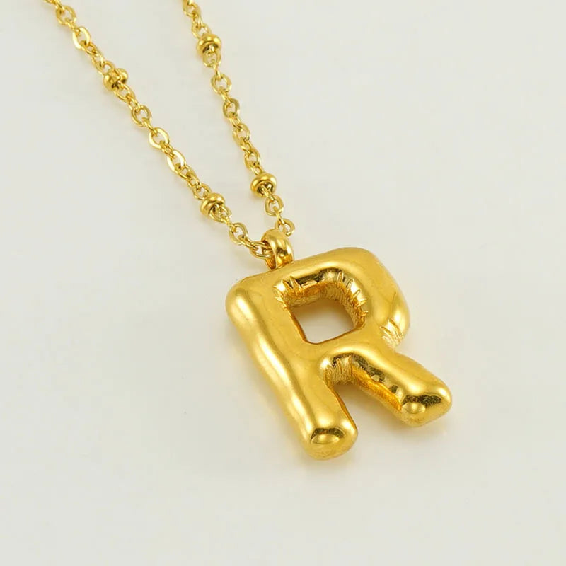 Floating Initial Necklace