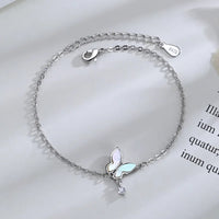 <tc>Erhabenes Schmetterlingsarmband aus 925er Silber – Verstellbar</tc>