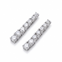<tc>Moissanit D VVS1 Ohrhänger aus S925-Silber</tc>