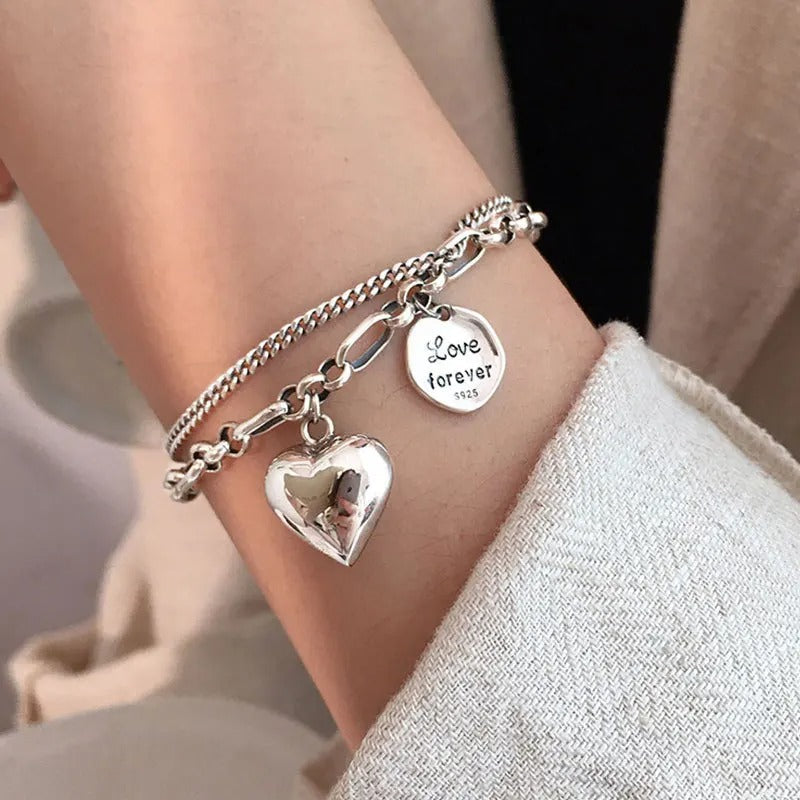 Eternal Love Heart Bracelet