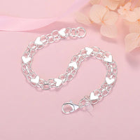 Heart Chain  Bracelet