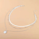 Collier rond à trois couches