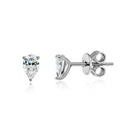<tc>Birnen-Moissanit-Ohrringe aus 925er Silber </tc>