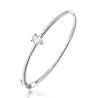 <tc>Birnen-Moissanit-Damenarmband, 925er Sterlingsilber</tc>
