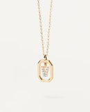 <tc>Buchstaben-Anhänger A–Z aus 925er Silber mit goldfarbener Oberfläche</tc>
